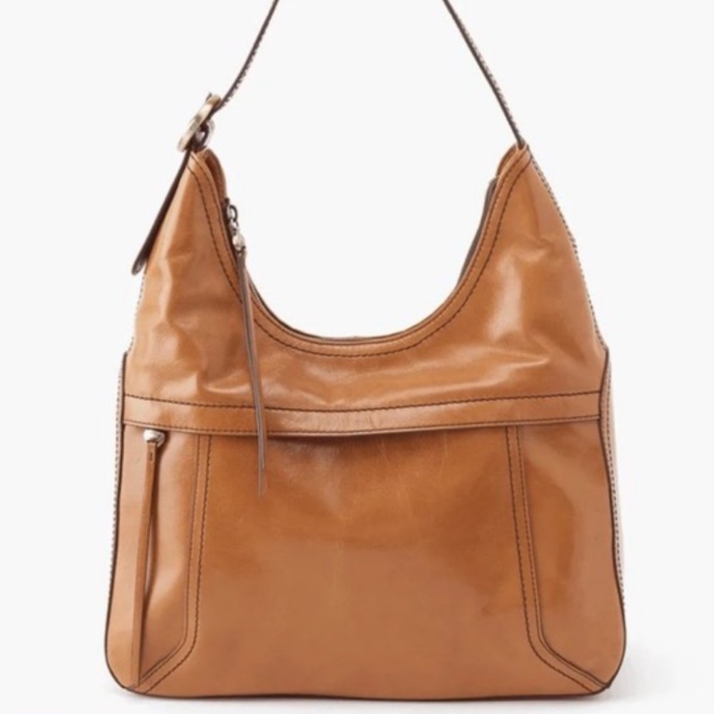 HOBO Classic Brown Leather Hobo Bag